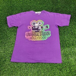 Vintage Universal-Studios Hollywood Shirt Large 21x26 Purple